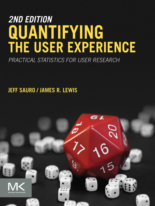 Title details for Quantifying the User Experience by Jeff Sauro - Available